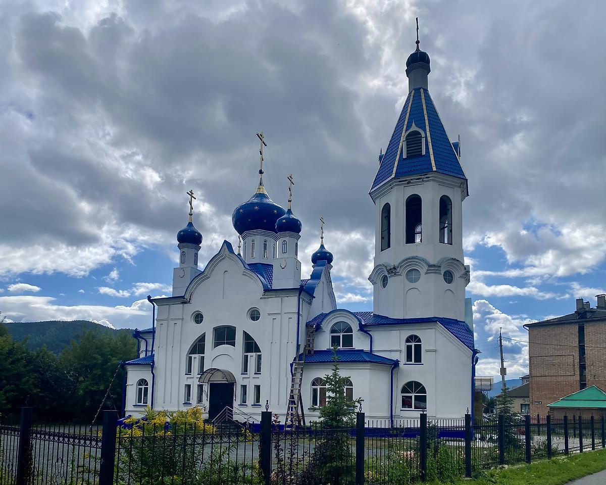 Северный фасад, фасады. Церковь Благовещения Пресвятой Богородицы, Абаза (Таштыпский район и г. Абаза, Республика Хакасия)