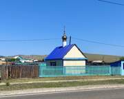 Храм-часовня иконы Божией Матери "Одигитрия", Вид с ЮВ<br>, Калинишна, Кяхтинский район, Республика Бурятия