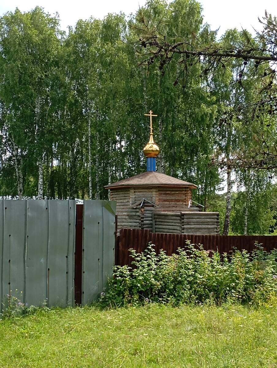 Неизвестная часовня, Архангельское (Миасс, город, Челябинская область). общий вид в ландшафте