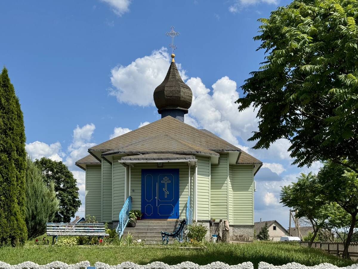 Церковь Димитрия Солунского, Кожан-Городок (Лунинецкий район, Беларусь, Брестская область). фасады, Вид с запада