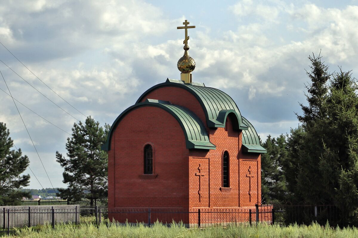 Часовня Петра и Павла, Саргатское (Саргатский район, Омская область). общий вид в ландшафте
