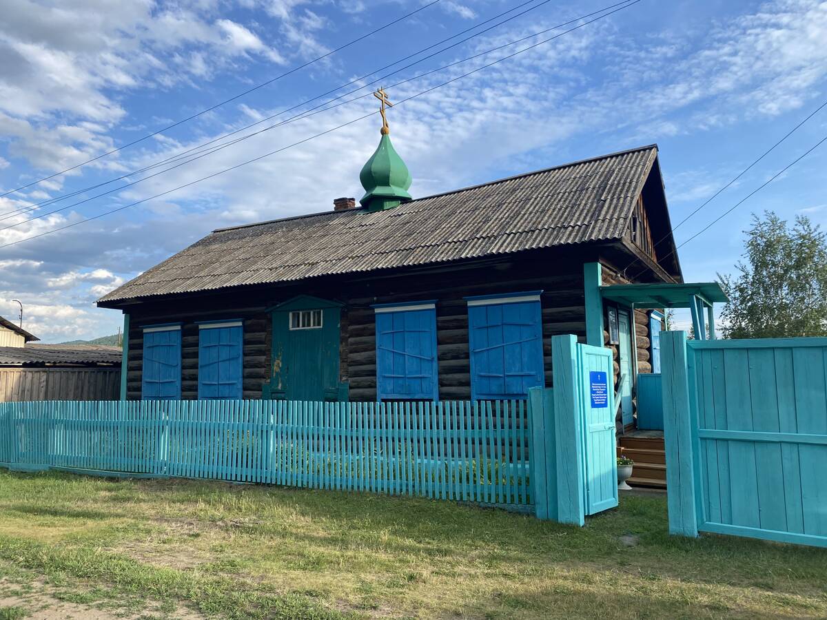 Церковь Владимирской иконы Божией Матери (временная), Малый Куналей (Бичурский район, Республика Бурятия). фасады, Вид с севера 