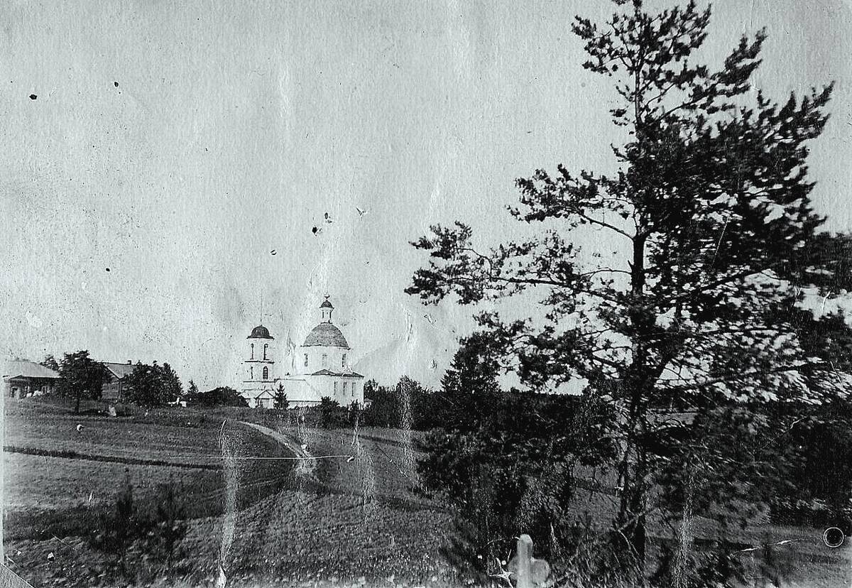 Церковь Благовещения Пресвятой Богородицы, Урозерский Погост, урочище (Белозерский район, Вологодская область). архивная фотография