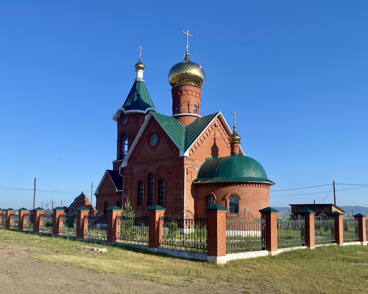 Церковь Рождества Пресвятой Богородицы, Окино-Ключи (Бичурский район, Республика Бурятия). фасады, Вид с ЮВ