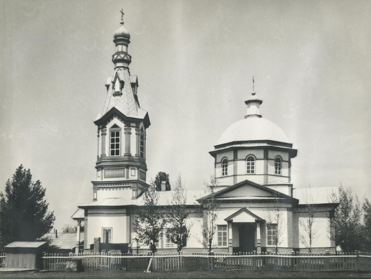 Церковь Михаила Архангела (старая), Райгород (Светлоярский район, Волгоградская область). архивная фотография, Фото конца XIX - начала XX веков из фондов Историко-краеведческого музея Светлоярского муниципального района