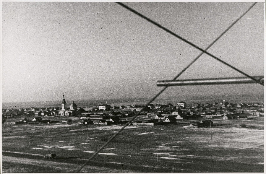 Церковь Михаила Архангела (старая), Райгород (Светлоярский район, Волгоградская область). архивная фотография, Фото 1942 года. Автор Я.И. Рюмкин