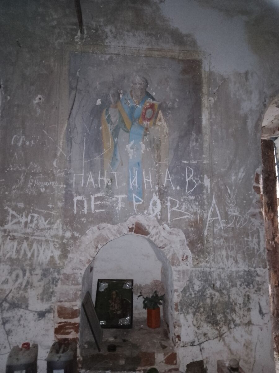 Спасо-Евфимиев Сямженский монастырь. Церковь Вознесения Господня, Поповка, урочище (Сямженский район, Вологодская область). интерьер и убранство