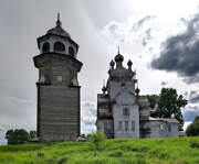 Колокольня Турчасовского погоста, , Посад (Турчасово), Онежский район, Архангельская область