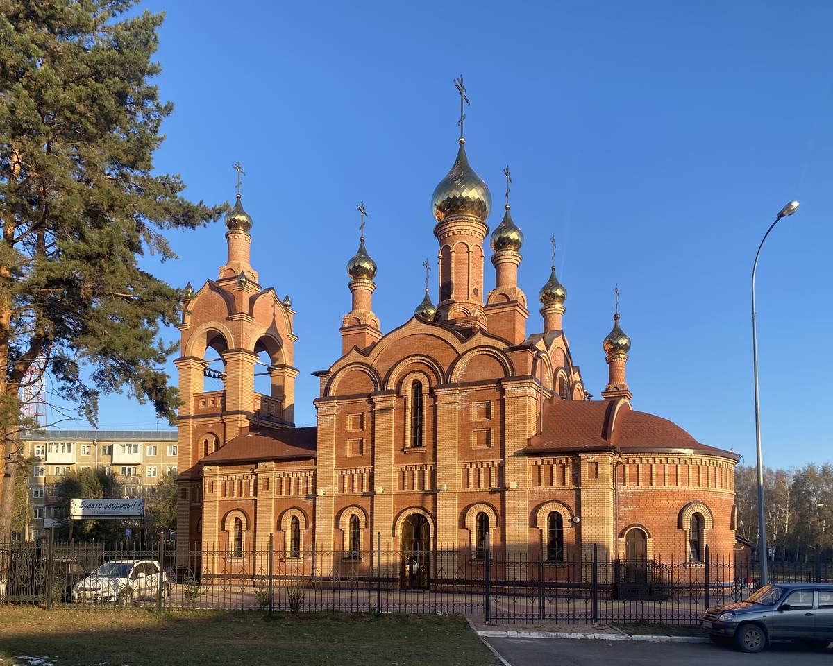 Церковь Спиридона Тримифунтского, Кемерово (Кемерово, город, Кемеровская область). фасады, Южный фасад
