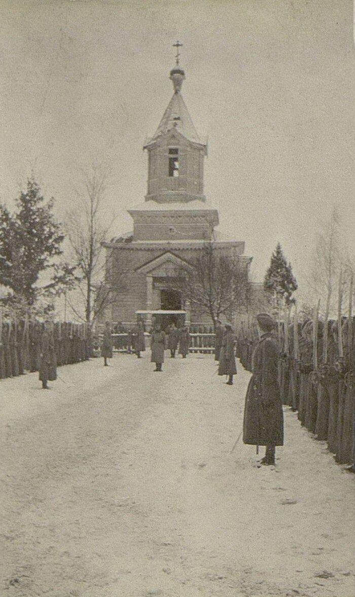 Церковь Успения Пресвятой Богородицы (старая), Хотыничи (Ганцевичский район, Беларусь, Брестская область). архивная фотография, Фото 1915 года из фондов Государственного исторического музея