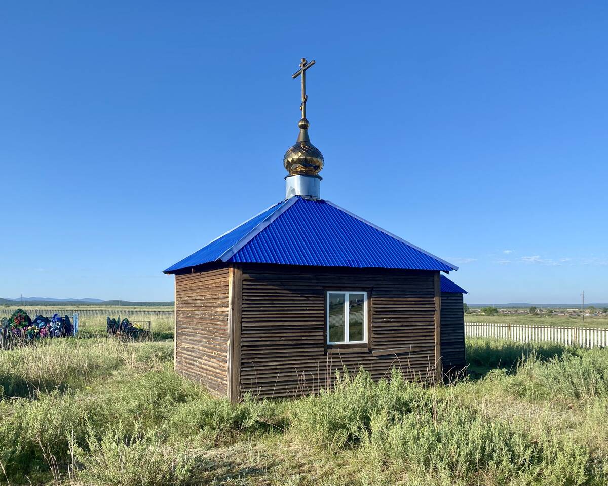 Неизвестная часовня, Окино-Ключи (Бичурский район, Республика Бурятия). фасады, Вид с СВ