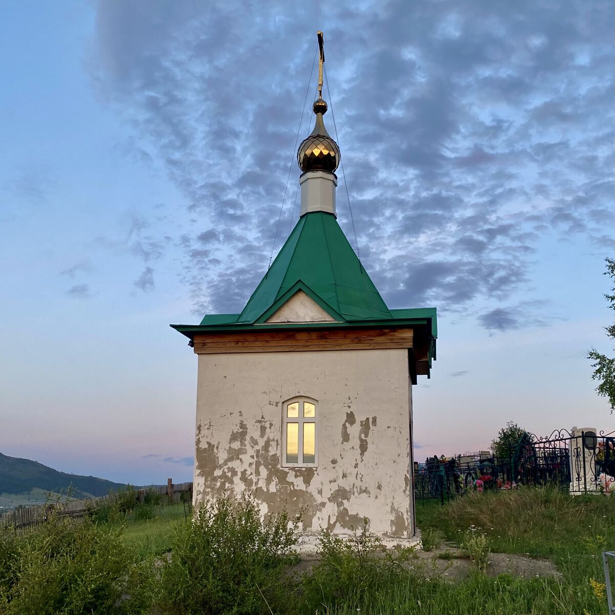 Часовня Воскресения Христова, Бичура (Бичурский район, Республика Бурятия). фасады, Вид с СЗ