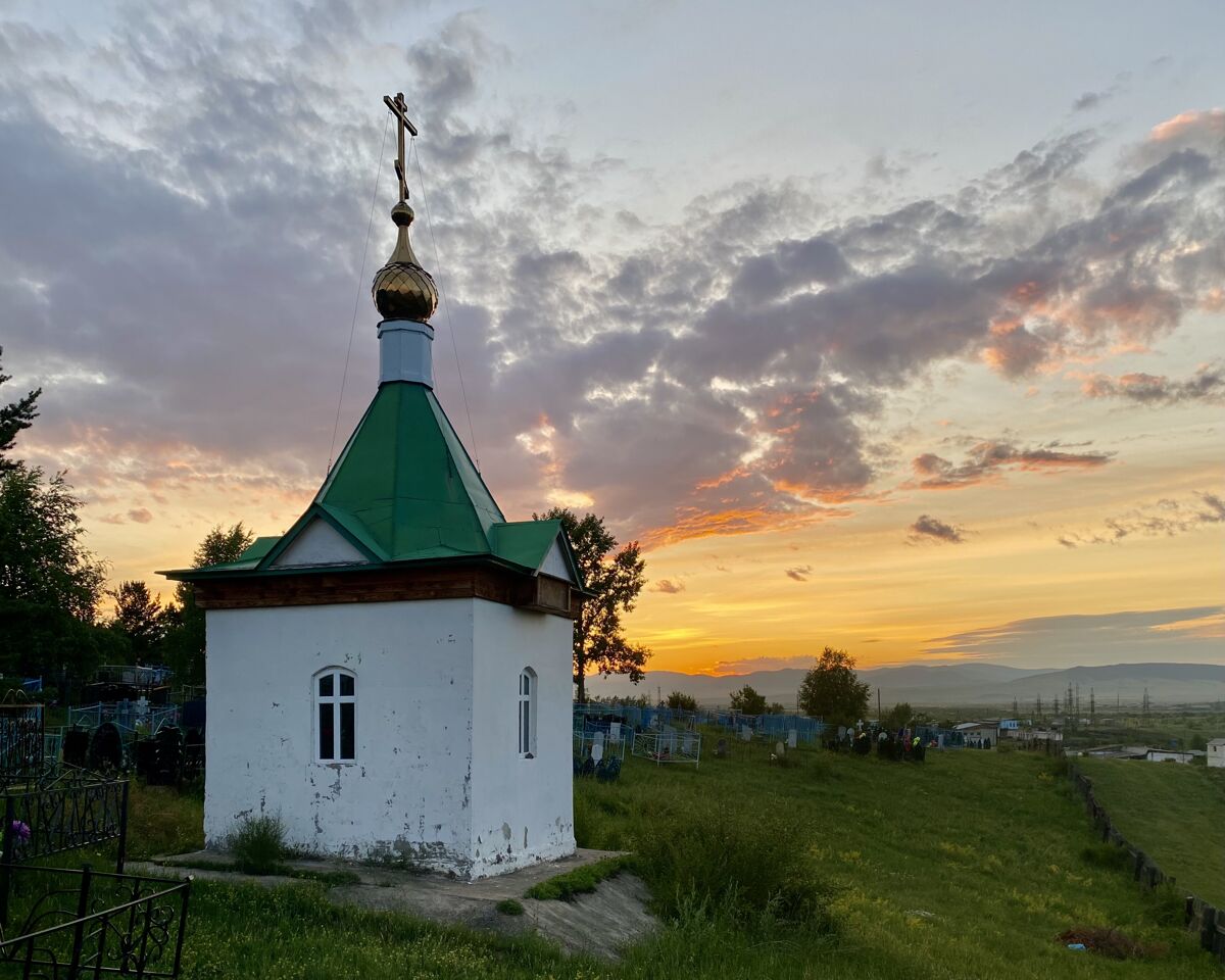 Часовня Воскресения Христова, Бичура (Бичурский район, Республика Бурятия). фасады, Вид с ЮВ