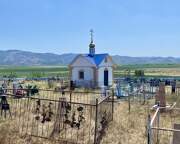 Часовня Покрова Пресвятой Богородицы на Старом кладбище, Вид с СЗ<br>, Новоселенгинск, Селенгинский район, Республика Бурятия