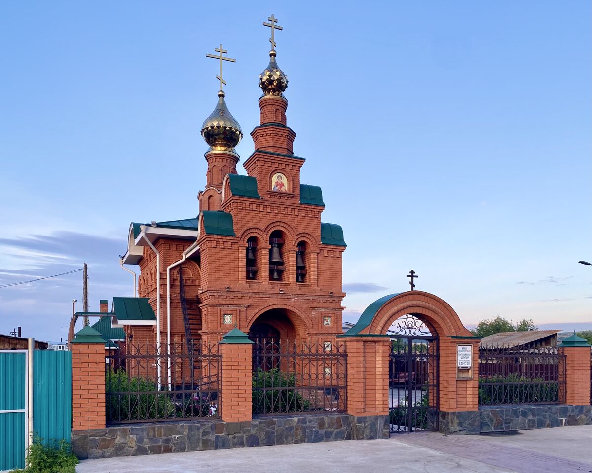 Церковь Пантелеимона Целителя, Бичура (Бичурский район, Республика Бурятия). фасады, Вид с СЗ