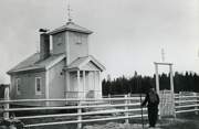 Часовня Иоанна Предтечи, Фото 1920-ых годов с сайта www.finna.fi<br>, Халласелькя, урочище, Суоярвский район, Республика Карелия
