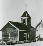 Часовня Казанской иконы Божией Матери, Фото 1920-ых годов с сайта www.finna.fi<br>, Моисеинваара, урочище, Суоярвский район, Республика Карелия
