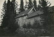 Церковь Успения Пресвятой Богородицы, Фото 1936 года с сайта www.finna.fi. Автор Uuno Korhonen<br>, Варпакюля, урочище, Суоярвский район, Республика Карелия