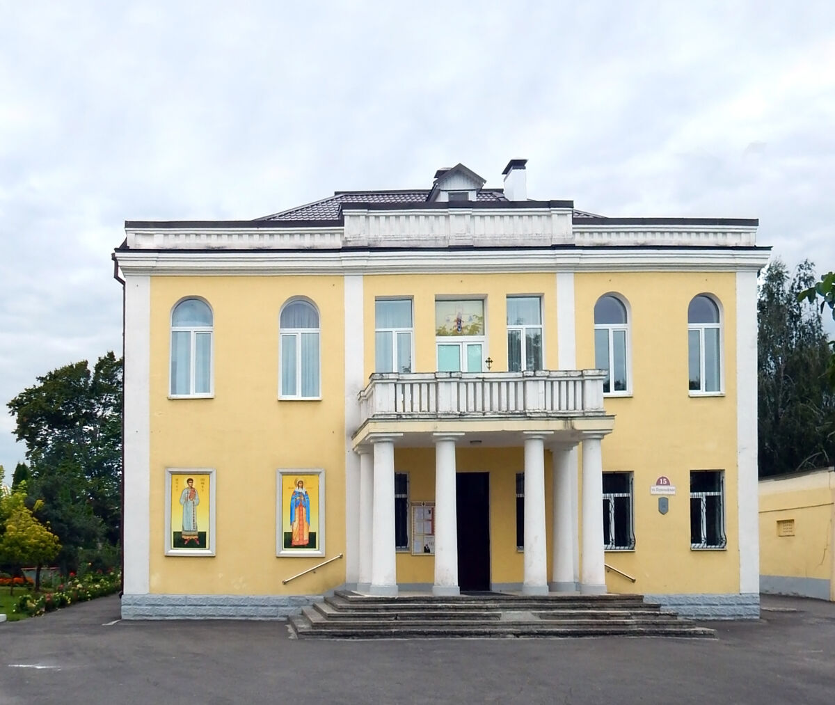Стефана архидиакона при епархиальном управлении, домовая церковь, Пинск (Пинский район, Беларусь, Брестская область). фасады
