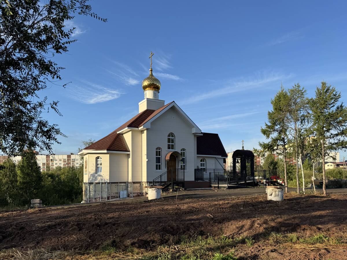 Церковь Богоявления Господня, Братск (Братский район, Иркутская область). фасады, Вид с севера