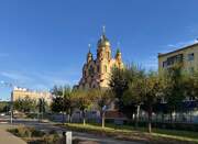 Рождества Христова, кафедральный собор, Вид с бульвара по ул. Кирова<br>, Братск, Братский район, Иркутская область