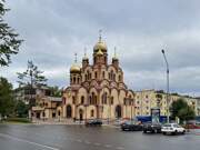 Рождества Христова, кафедральный собор, Вид с запада с пер. Мира и Кирова<br>, Братск, Братский район, Иркутская область