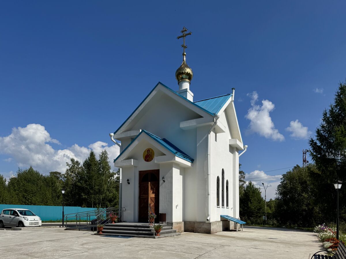Церковь Смоленской иконы Божией Матери в Энергетике, Братск (Братский район, Иркутская область). фасады, Вид с юго-запада