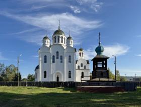Братск. Церковь Преображения Господня в Гидростроителе (новая)