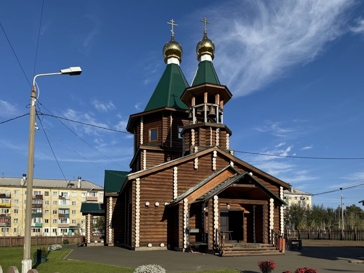 Церковь Сергия Радонежского в Осиновке, Братск (Братский район, Иркутская область). фасады, Вид с северо-запада