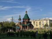 Церковь Сергия Радонежского в Осиновке, Общий вид с юго-запада<br>, Братск, Братский район, Иркутская область