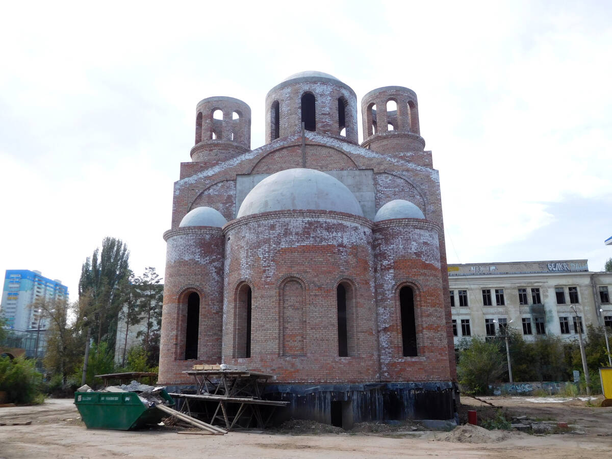Церковь Самарской иконы Божьей Матери (строящаяся), Самара (Самара, город, Самарская область). фасады, Апсиды строящегося храма