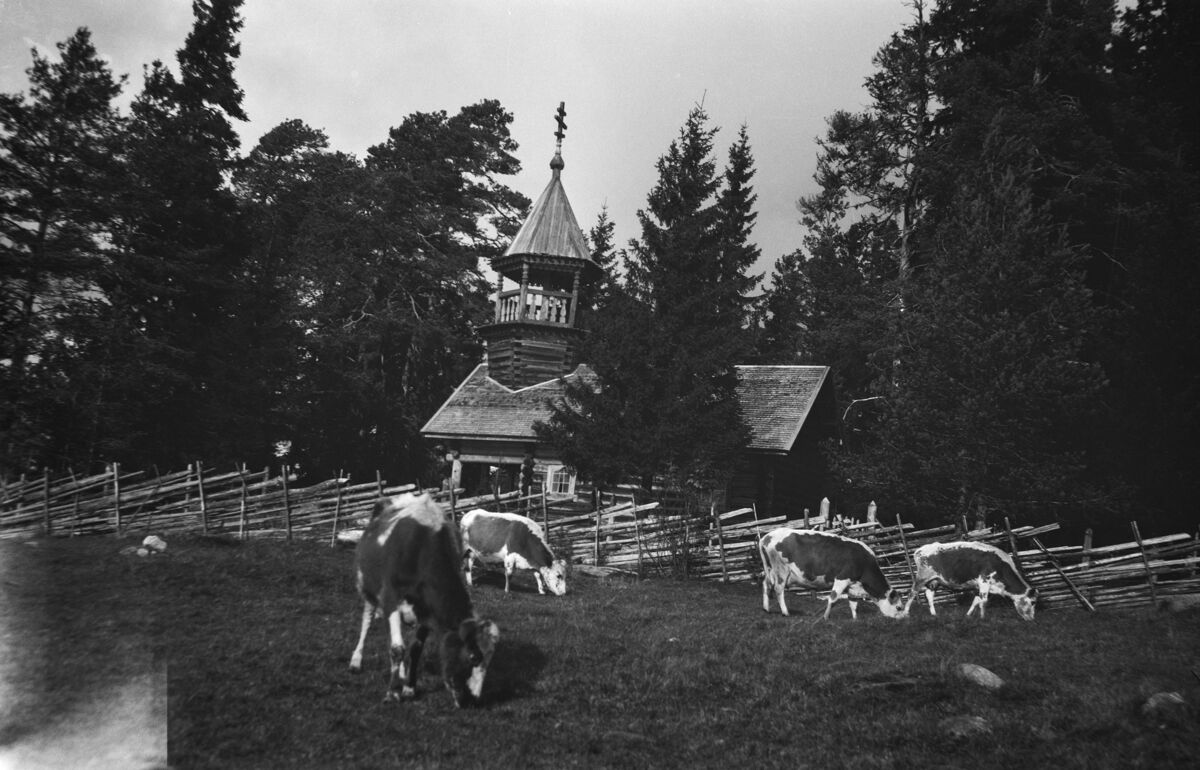 Часовня Николая Чудотворца, Ягляярви, урочище (Суоярвский район, Республика Карелия). архивная фотография, Фото 1932 года с сайта www.finna.fi. Автор Toivo Talvi