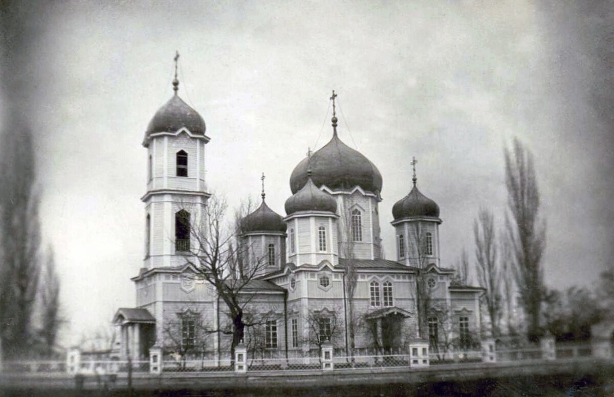 Церковь Покрова Пресвятой Богородицы (старая), Келермесская (Гиагинский район, Республика Адыгея). архивная фотография, Старинное фото