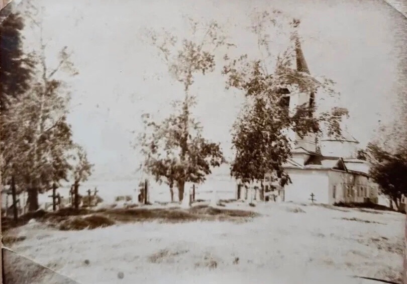 Ильинская церковь. 1930-е гг, архивная фотография. Церковь Илии Пророка, Домнино (Меленковский район, Владимирская область)