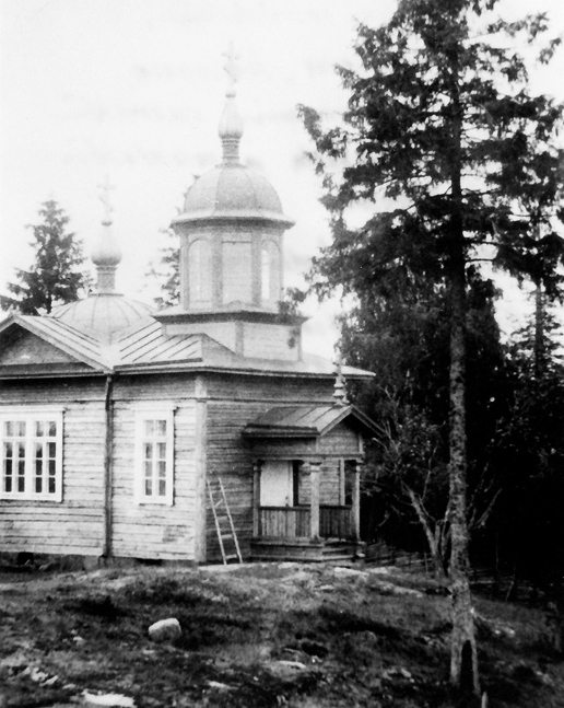 Неизвестная часовня, Кютёсюрья, урочище (Питкярантский район, Республика Карелия). архивная фотография, Фото 1930-ых годов с сайта heninen.net