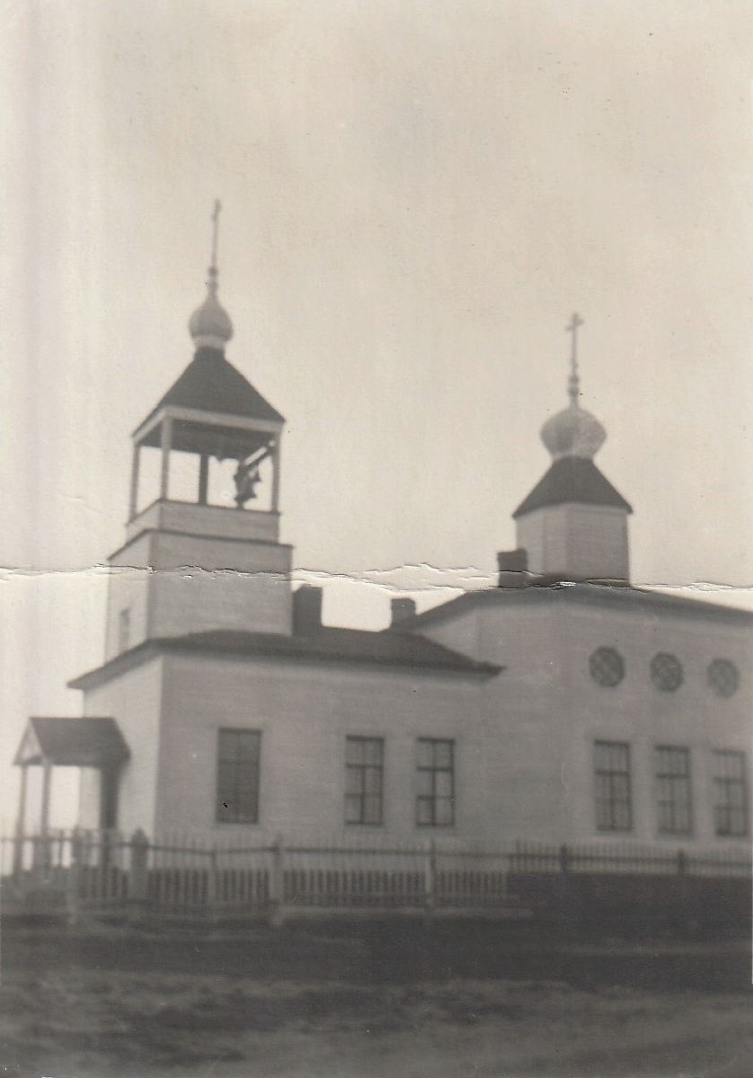 Церковь Петра и Павла (старая), Калевала (Калевальский район, Республика Карелия). архивная фотография, Фото 1918 года с сайта sampo.karjalansivistysseura.fi