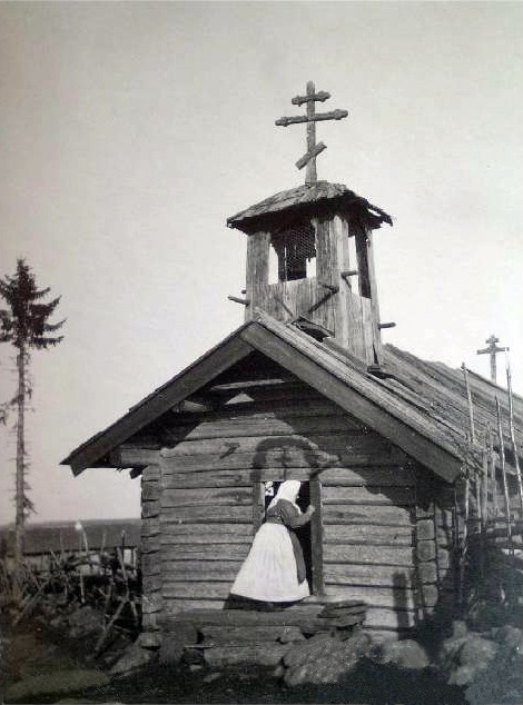 Часовня Петра и Павла, Майсула, территория (Суоярвский район, Республика Карелия). архивная фотография, Фото 1929 года с сайта heninen.net