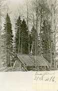 Часовня Власия, Фото 1915-1935 годов с сайта www.finna.fi<br>, Вегарус, Суоярвский район, Республика Карелия