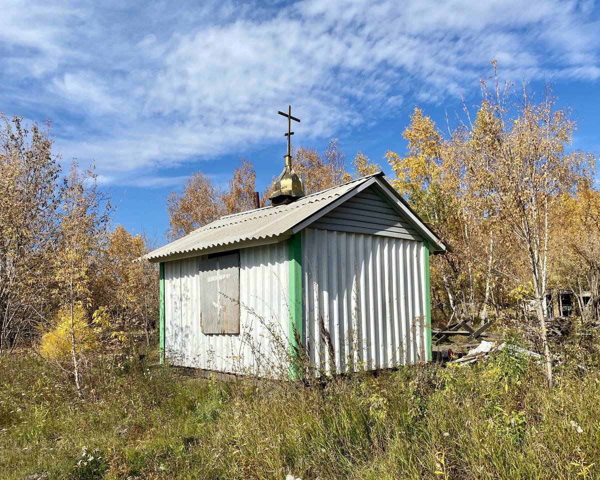 Неизвестная часовня у Радищевского кладбища, Иркутск (Иркутск, город, Иркутская область). фасады, Вид с ЮВ