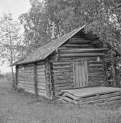 Неизвестная часовня, Фото 1943 года с сайта www.finna.fi. Автор Väinö Kaukonen<br>, Топорная Гора, урочище, Медвежьегорский район, Республика Карелия
