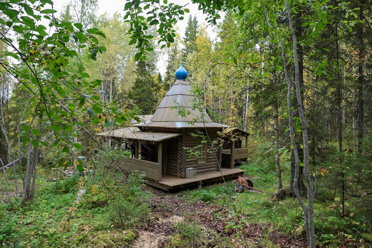Надкладезная часовня на источнике Талец (новая), Куртяево, урочище (Северодвинск, город, Архангельская область). фасады