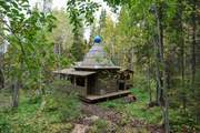 Куртяево, урочище. Надкладезная часовня на источнике Талец (новая)