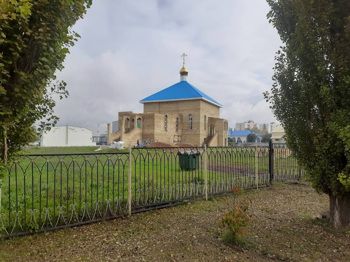 Церковь Андрея Первозванного (новая), Туймазы (Туймазинский район, Республика Башкортостан). общий вид в ландшафте
