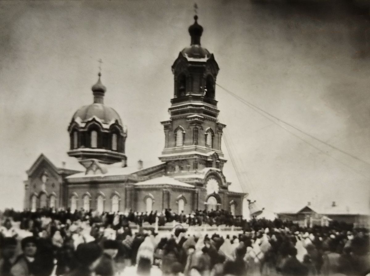 Церковь Троицы Живоначальной, Уварово (Уваровский район и г. Уварово, Тамбовская область). архивная фотография, Фото 1905 года из фондов Краеведческого музея города Уварово