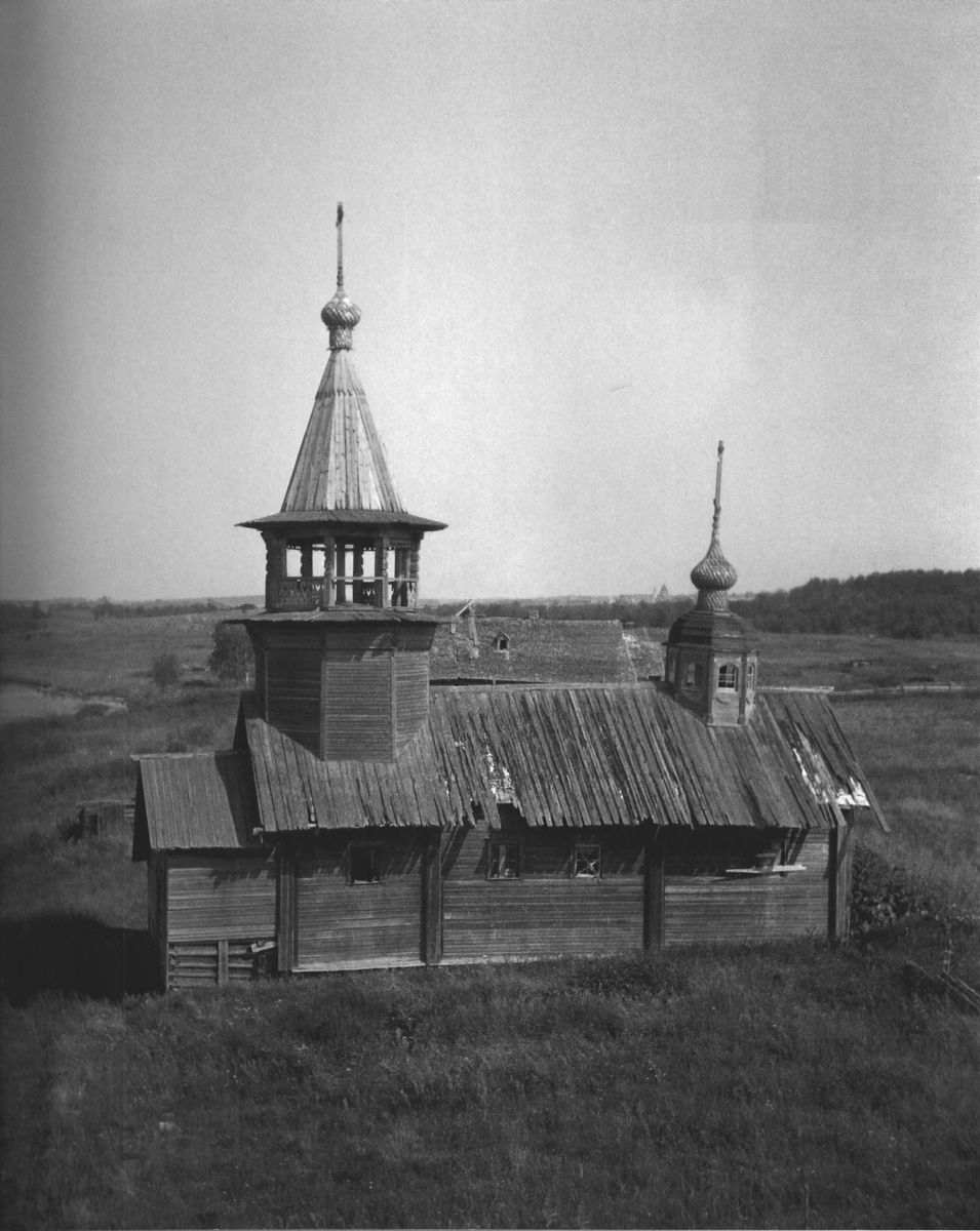 Часовня Александра Свирского, Первые Гарницы (Медвежьегорский район, Республика Карелия). архивная фотография, Фото 1943 года из фондов Kansallisarkisto. Автор Lars Pettersson