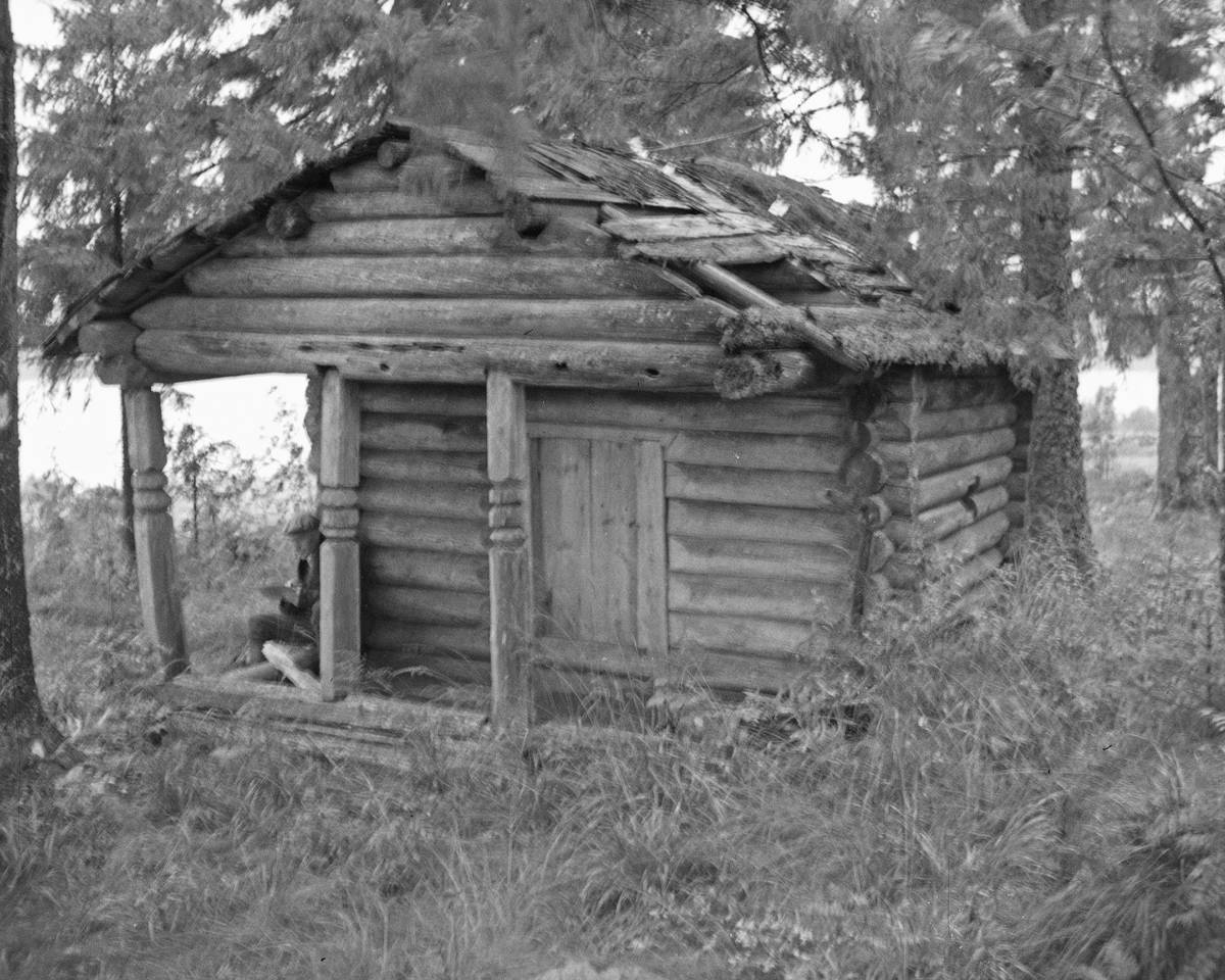 Неизвестная часовня, Ууксу, урочище (Суоярвский район, Республика Карелия). архивная фотография, Фото 1935 года с сайта www.finna.fi. Автор Auvo Hirsjärvi