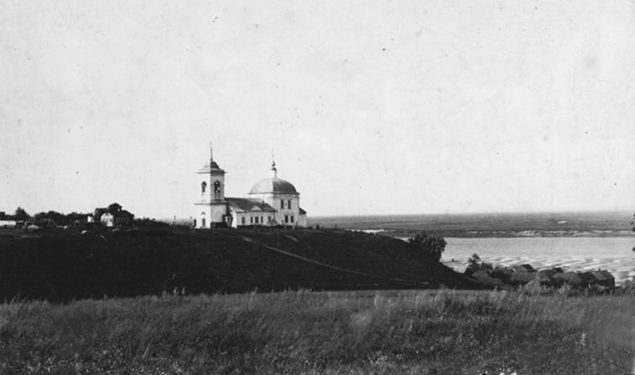 Церковь Иоакима и Анны, Якиманская Слобода (Муромский район и г. Муром, Владимирская область). архивная фотография, Церковь в начале XX века. Источник: https://lubovbezusl.ru/publ/istorija/murom/p/48-1-0-3979