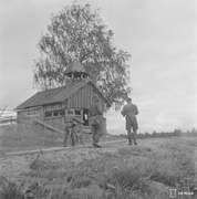 Неизвестная часовня, Фото 1944 года из архива SA-Kuva. Автор Sot.virk.  Esko Töyri <br>, Ууксуярви, урочище, Суоярвский район, Республика Карелия