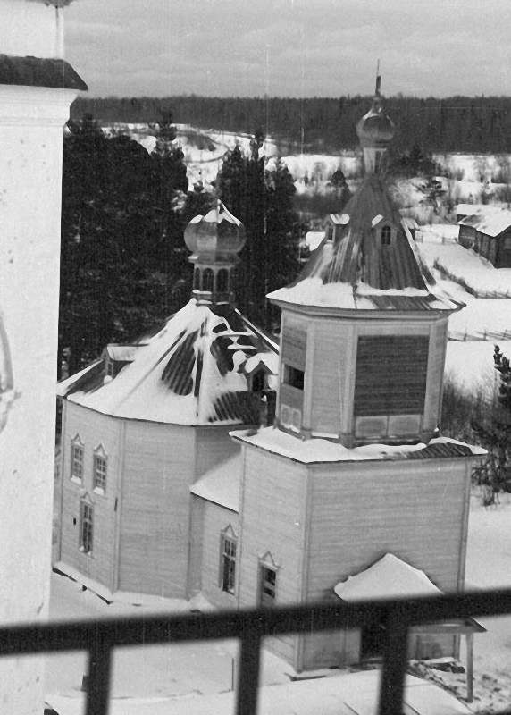 Церковь Фомы апостола, Вехручей (Прионежский район, Республика Карелия). архивная фотография, Финское фото периода Великой Отечественной войны
