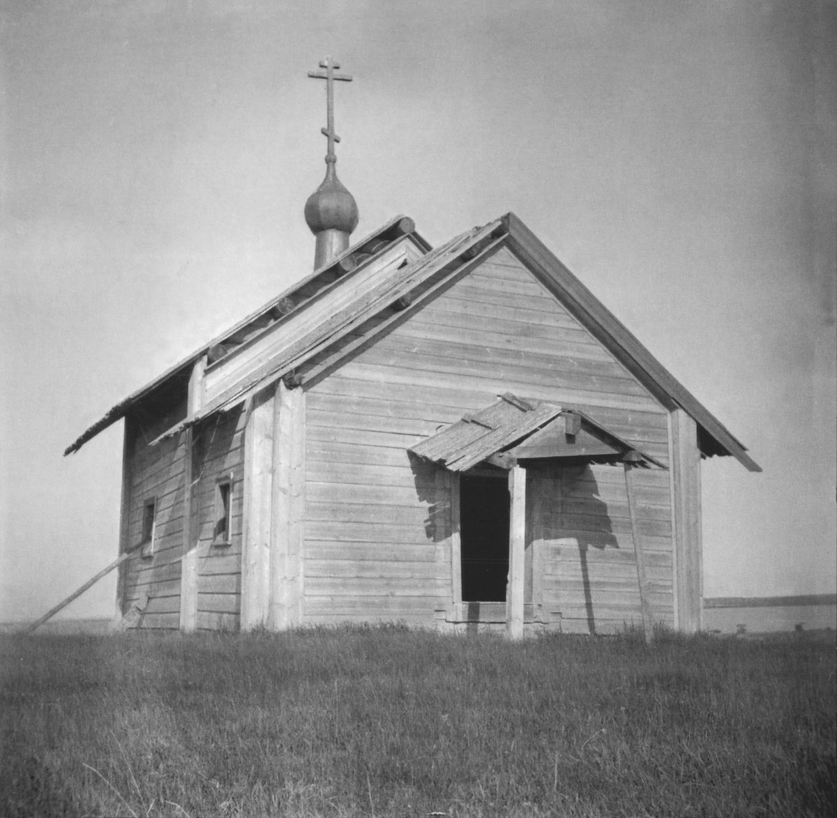 Часовня Димитрия Солунского, Ямка (Медвежьегорский район, Республика Карелия). архивная фотография, Фото 1943 года из фондов Kansallisarkisto. Автор Lars Pettersson